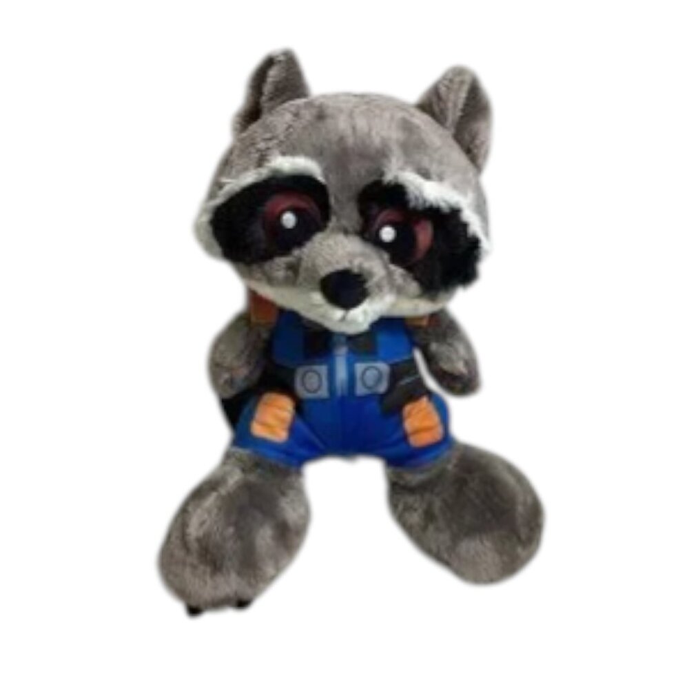 Disney Parks Big Feet Foot 15” Rocket Raccoon Guardians Of The Galaxy Plush